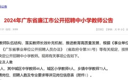 廉江教师招聘有哪些学校及岗位？