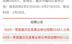 重庆18年事业单位招聘何时开始？