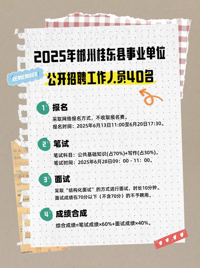 2025桂东事业单位体检何时何地？-图1