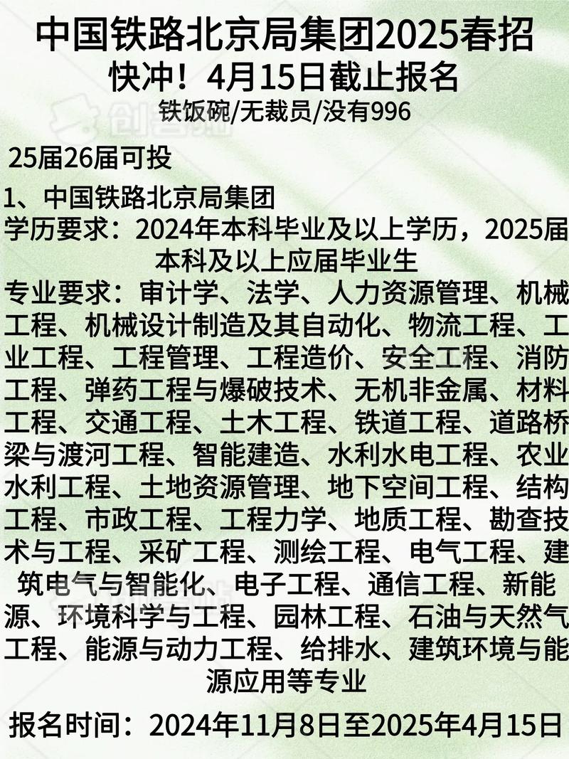 铁三院2025校招何时启动？岗位有何要求？-图1