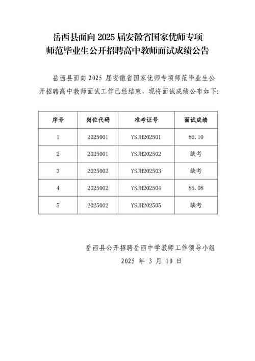 2025教师招聘面试成绩何时公布？-图3