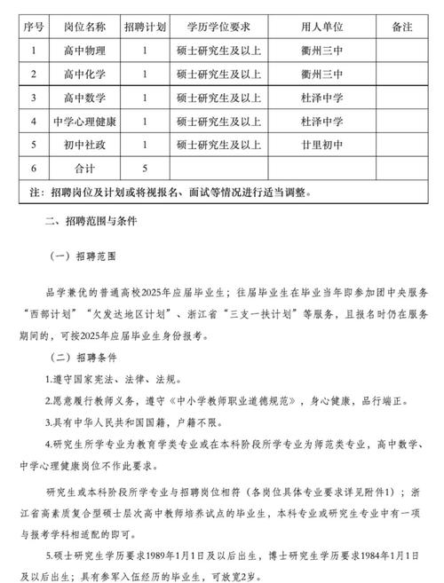 衢州二附小招聘教师招聘-图3