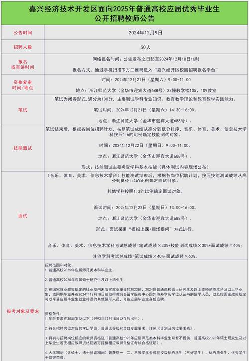 嘉兴2025教师招聘何时启动？-图1