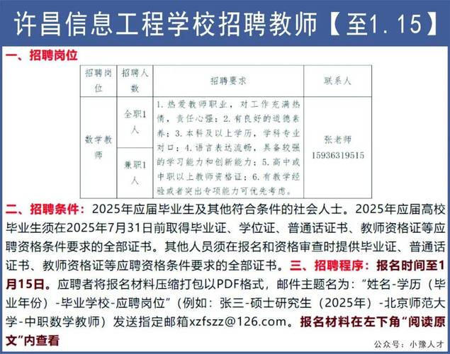 2025许昌教师招聘何时启动？-图1