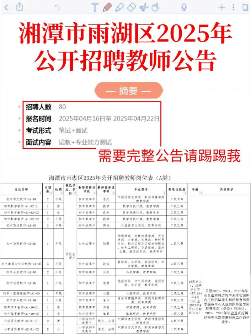 2025湘潭市教师招聘-图2