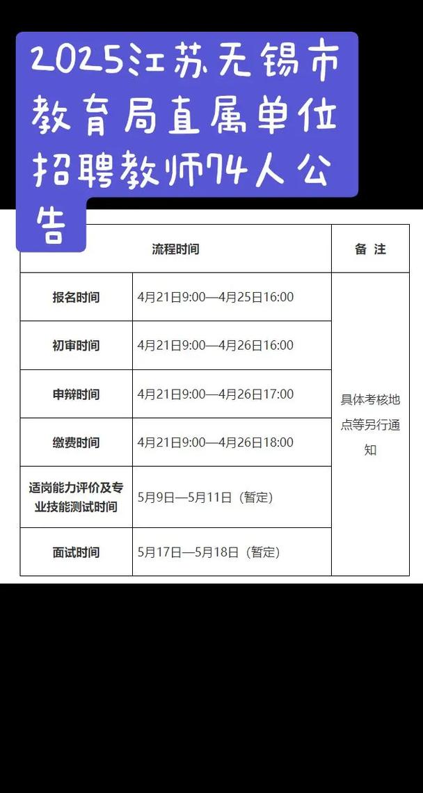 2025无锡教师招聘何时开始？-图1