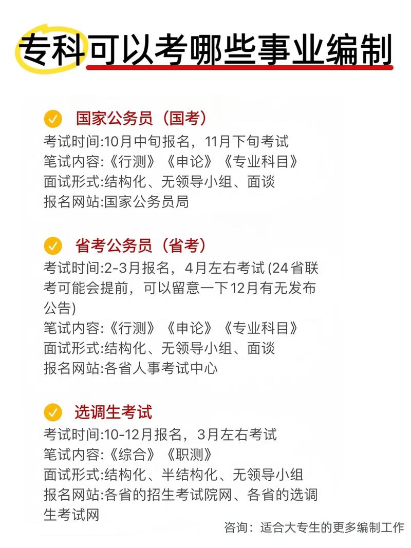 成教大专能考事业单位吗？-图1