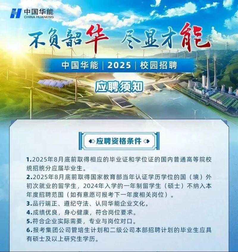 华能2025校招何时启动？岗位有哪些？-图1
