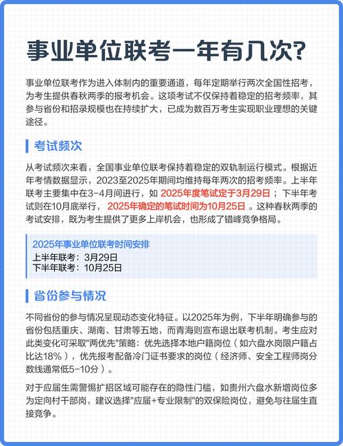 事业单位考试一年考几次？-图1