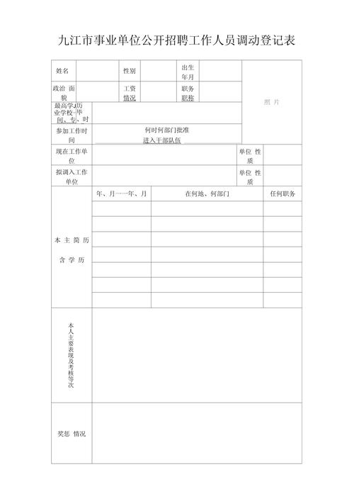 事业单位人员调动呈报表，如何规范填写与审批？-图2