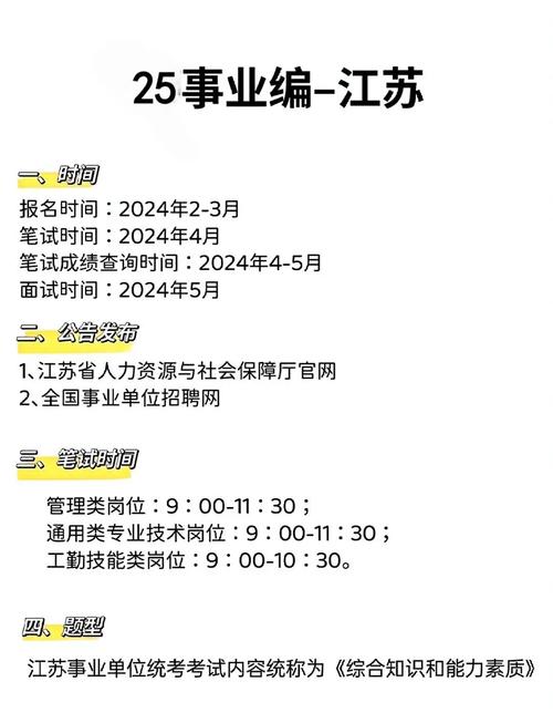 江苏下半年事业单位考试何时启动报名?-图3 江苏下半年事业单位考试何时启动报名?-图3