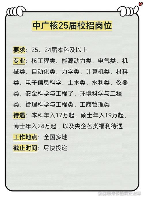 中广核2025校招何时启动？岗位有哪些要求？-图2