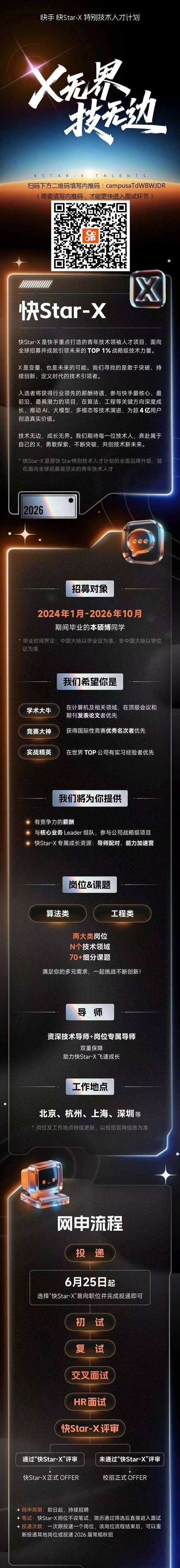 快手2025校招有何新亮点?-图2 快手2025校招有何新亮点?-图2