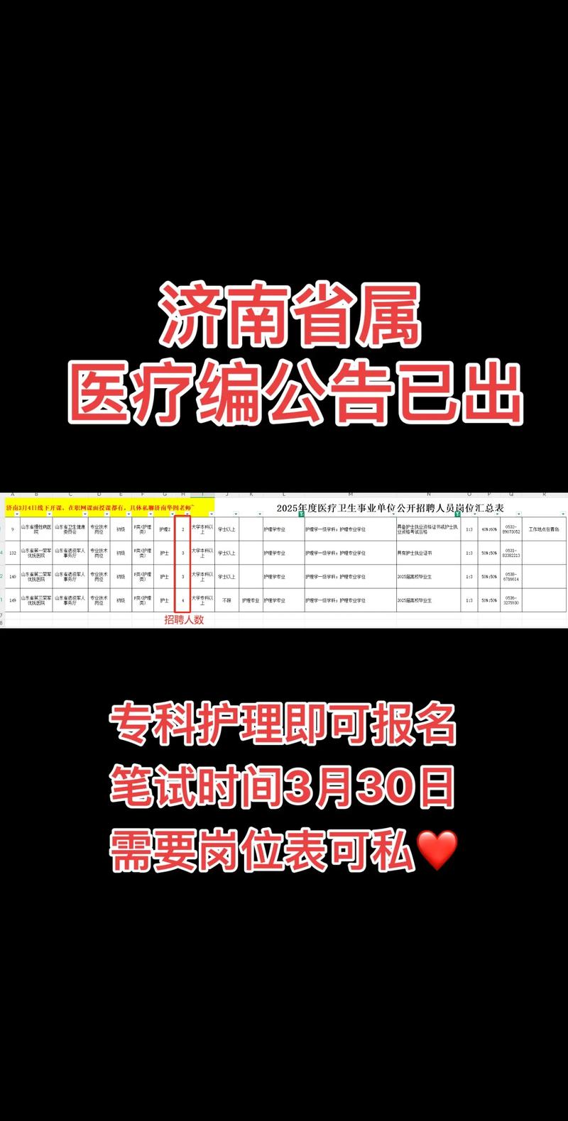 山东事业单位卫生类招聘何时开始？-图1