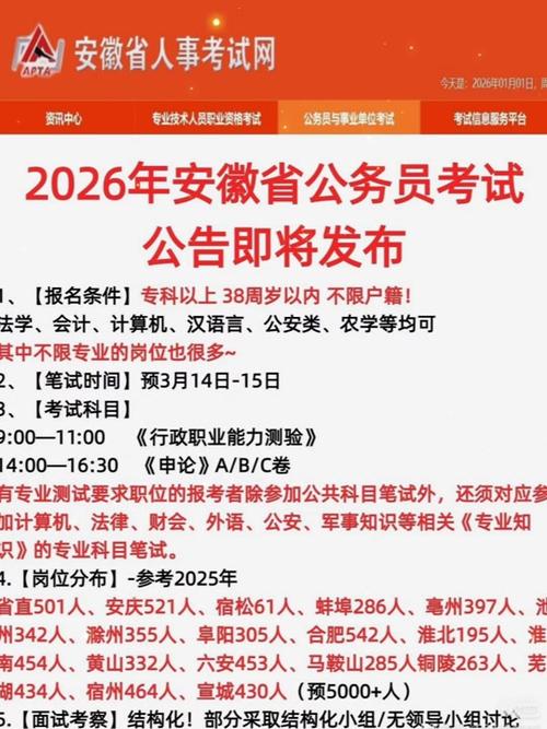 安徽事业单位公告何时发布？-图2